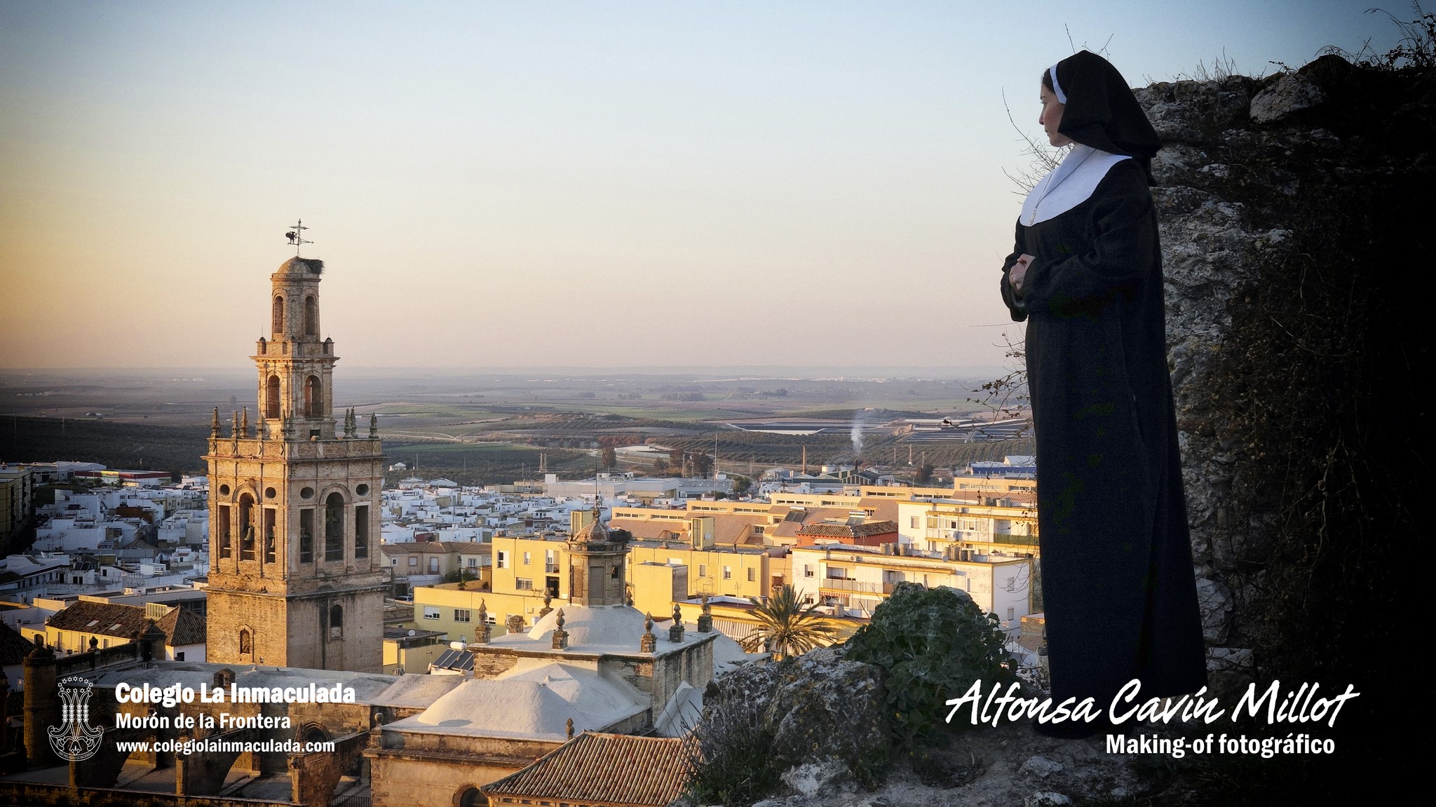 Captura del vídeo escolar de Morón sobre la historia de nuestra fundadora.