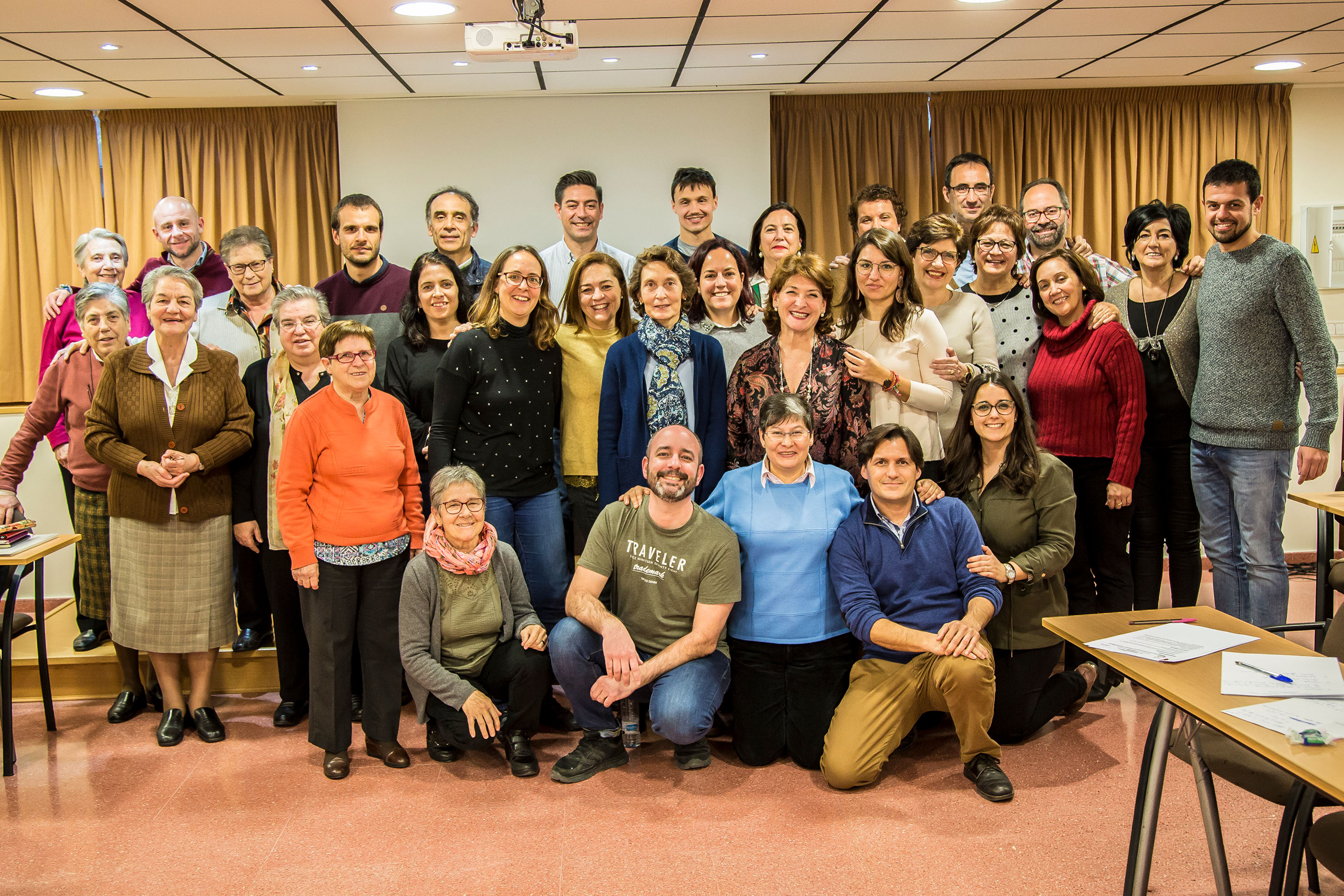 Reunión de Equipos Directivos laicos en Madrid (Morón, Agramunt, Ceuta, Zaragoza y Algeciras), junto a las Hermanas Mic.